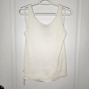 💥3/$30💥 LOFT NWT Cream Crochet Tank Blouse
